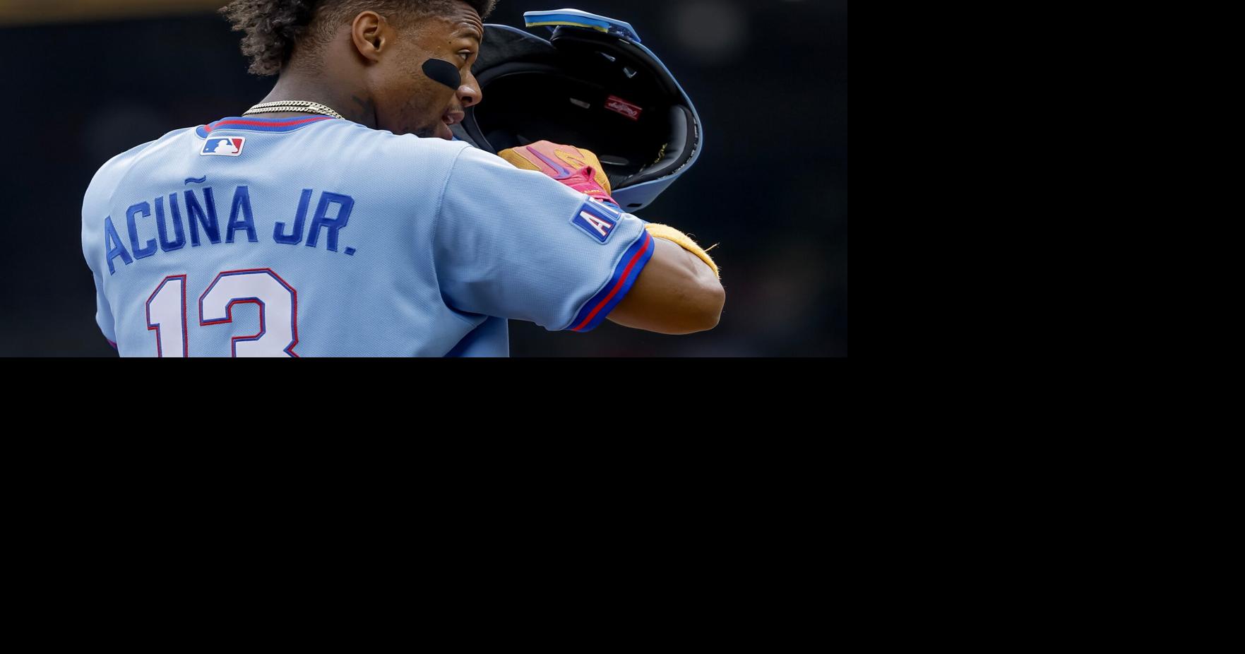 Braves' Acuña leaves game at White Sox with tightness in left hamstring, his 2nd injury of season
