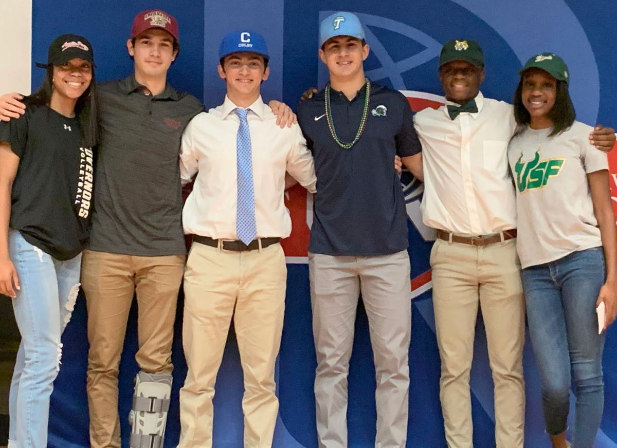 010120_MNS_full_Riverwood_signees_001 Kaylah Jackson Davis Esslinger Josh Peljovich Chase Engelhard Jason Miller Jadaja Baxter