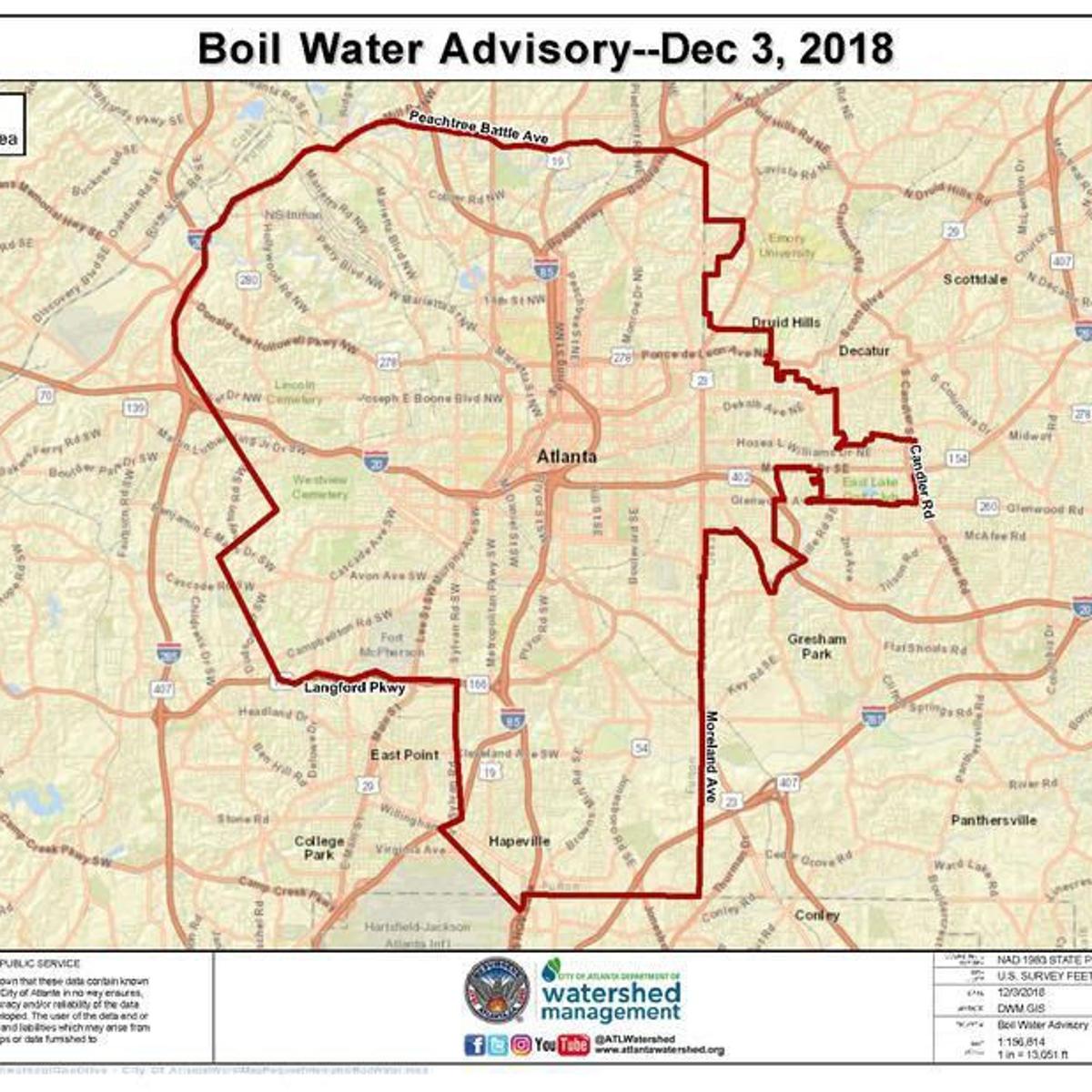 Atlanta lifts boil water advisory | News | mdjonline.com