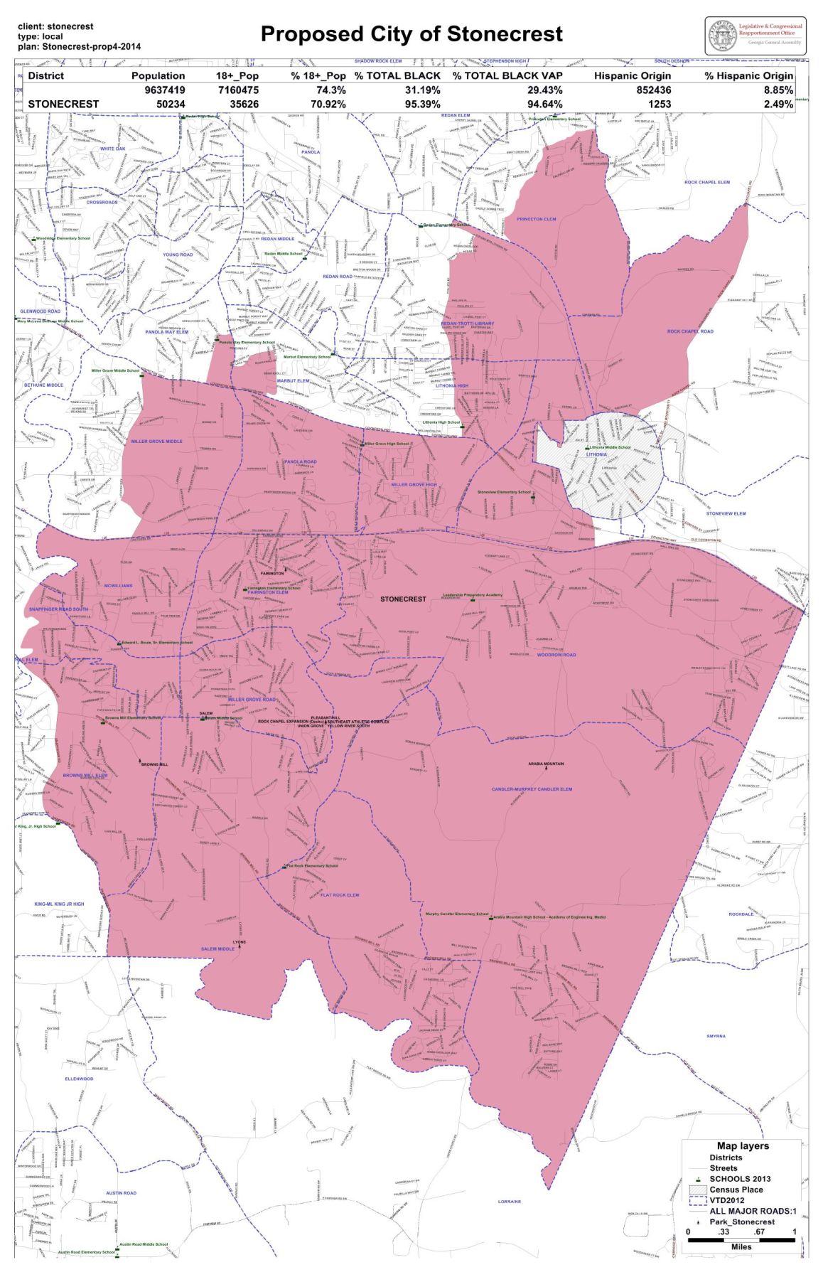 Stonecrest Map | NeighborNewsOnline.com | Suburban Atlanta's Local News ...