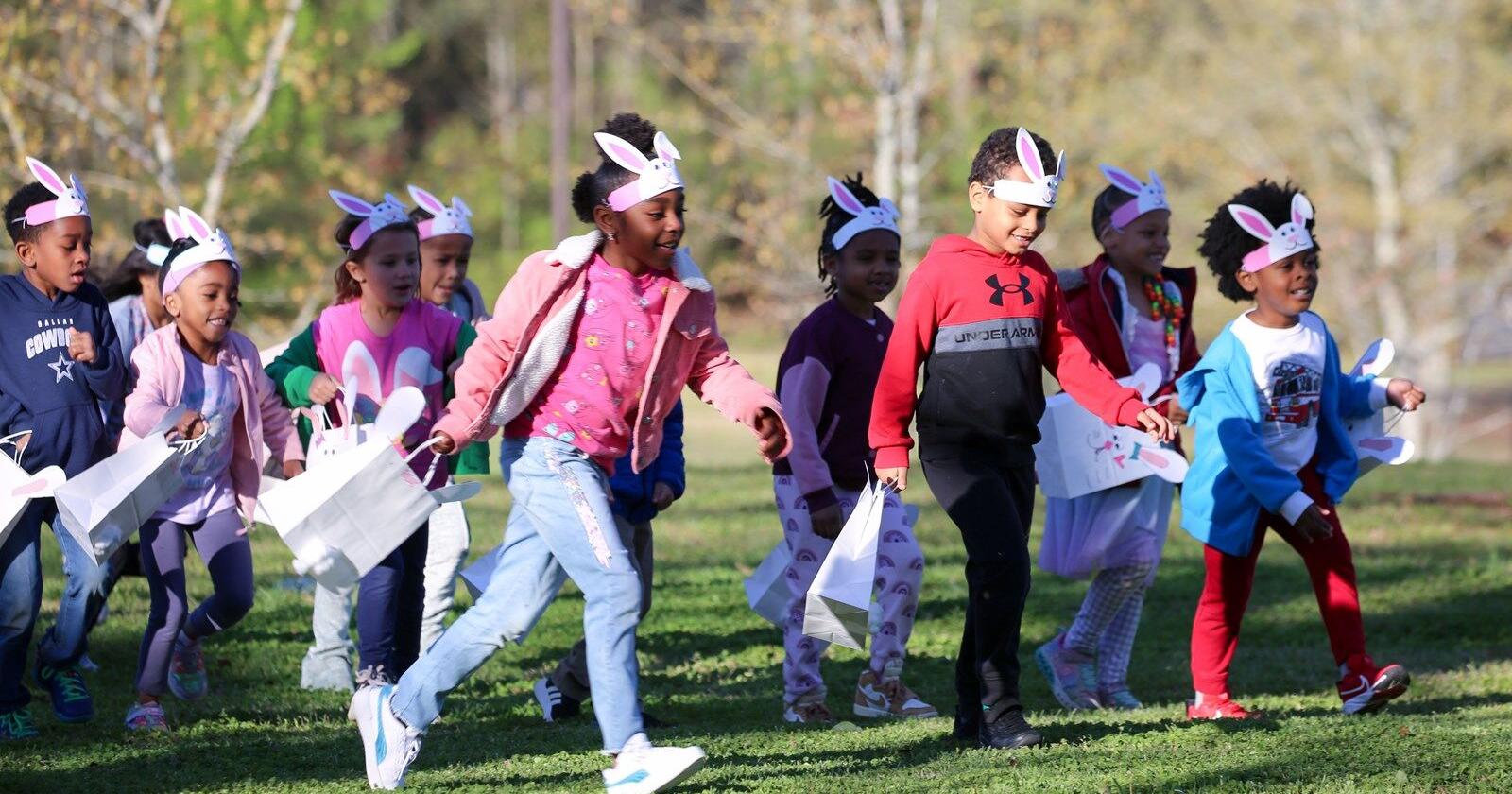 Easter Comes Early to Kemp with Kindergarten Egg Hunt - Vimarsana News