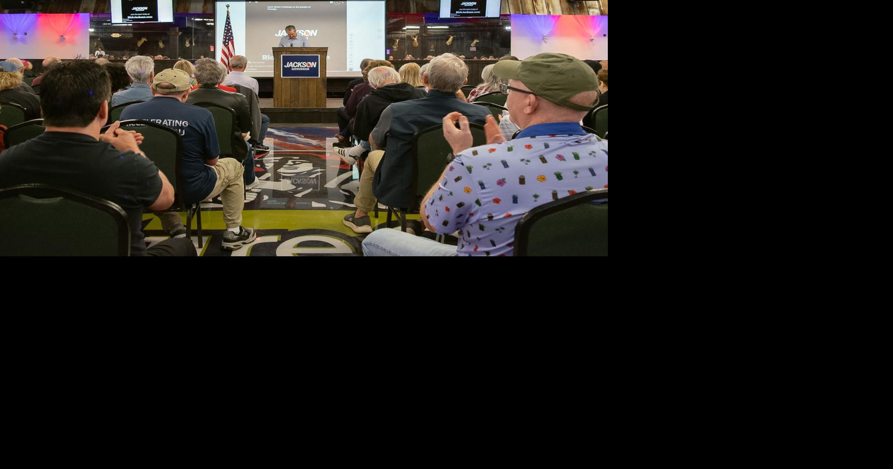 Republican gubernatorial candidate Rick Jackson draws crowd at Smyrna ...