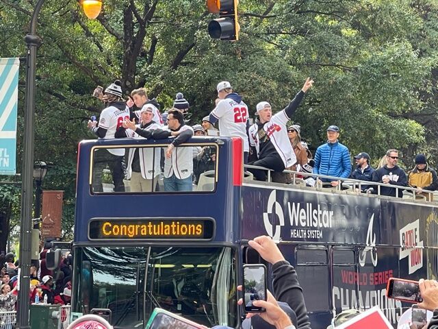 Braves celebrate World Series win with Atlanta parade