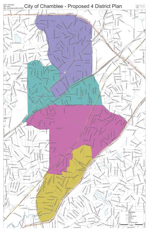 Mns Chamblee District4 Council Districts Map Neighbornewsonline Com Suburban Atlanta S Local News Source Mdjonline Com