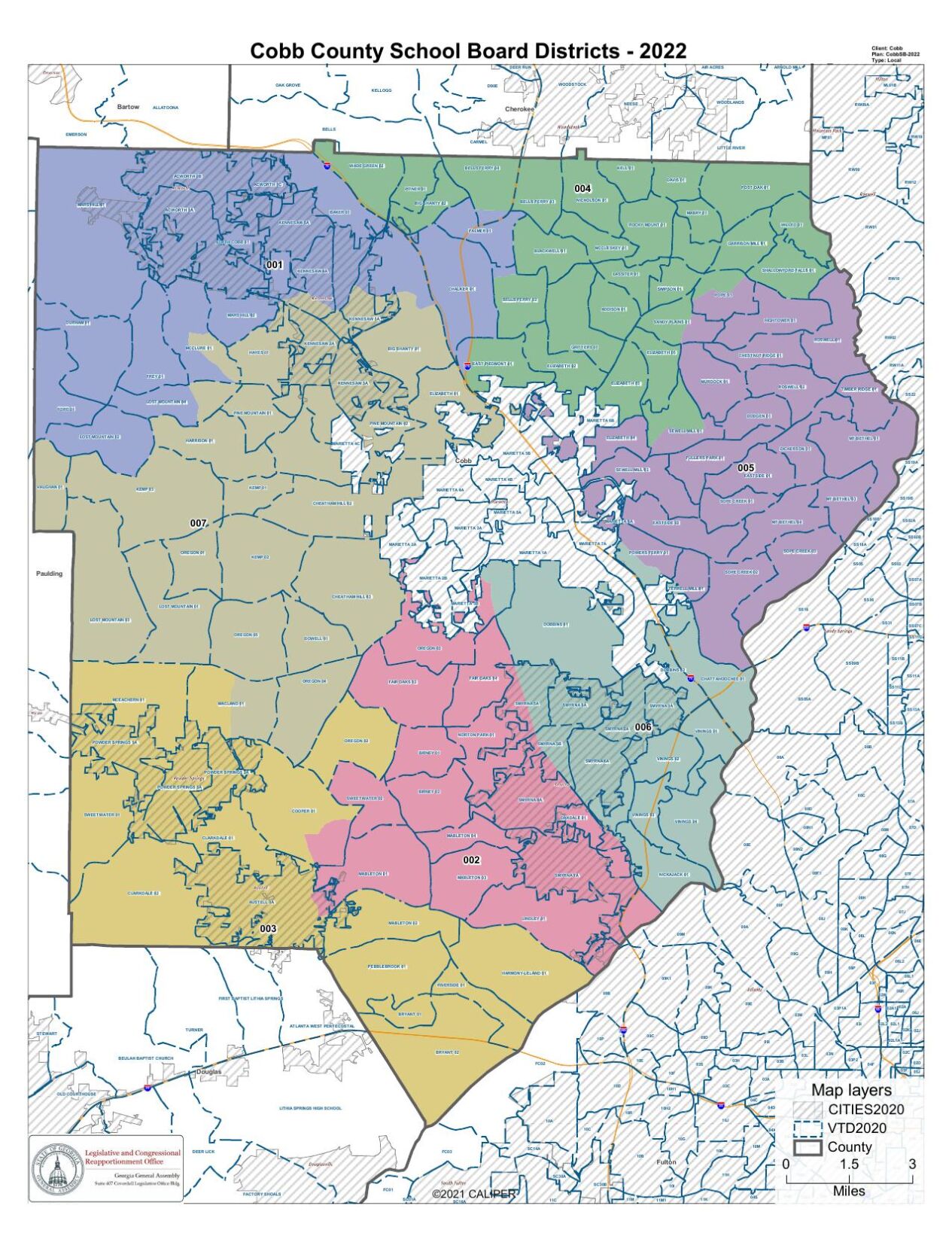 New Cobb Board of Education map | | mdjonline.com