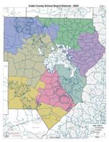 New Cobb Board of Education map