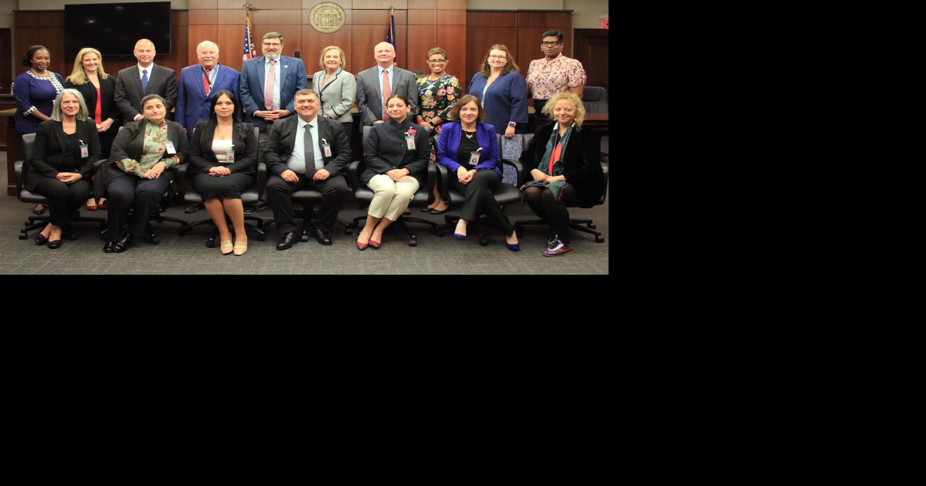 Cobb Superior Court welcomes trial judges from the Country of Georgia