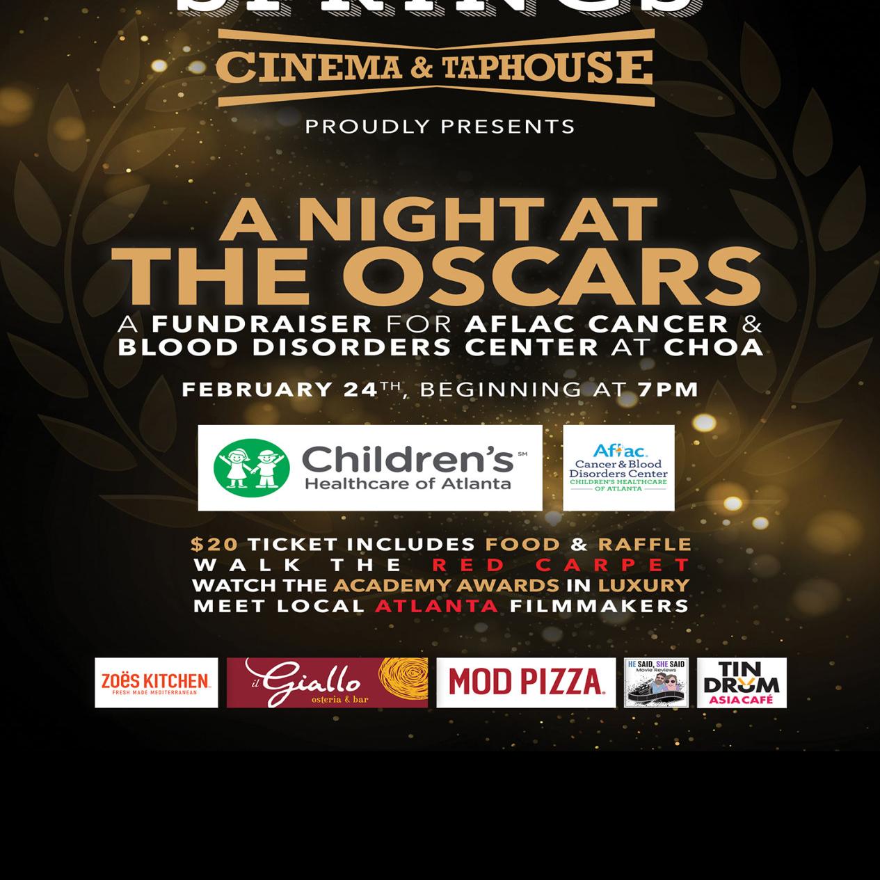 Spend A Night At The Oscars To Benefit Children S Healthcare Of Atlanta Community Mdjonline Com