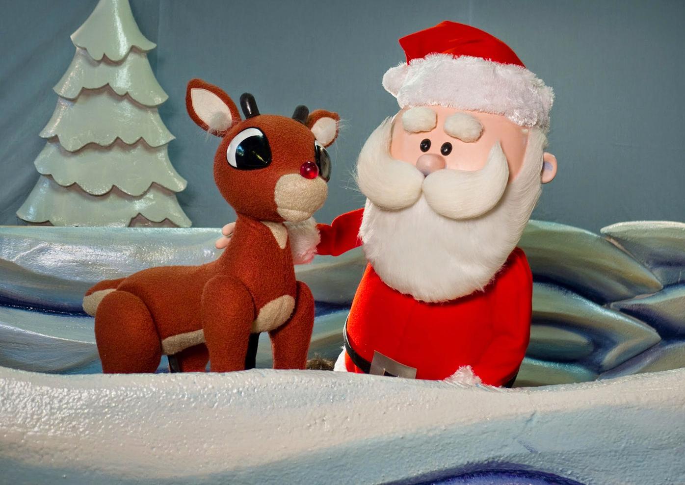 rudolph santa plush