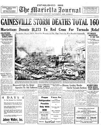 April 7, 1936 Front - Time Capsule