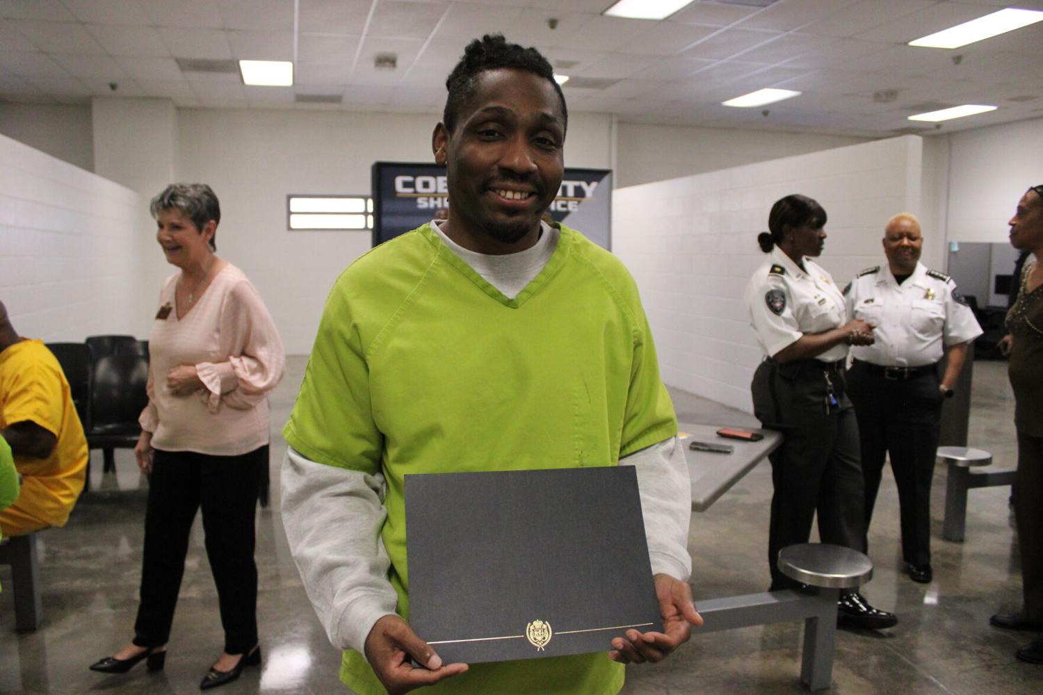 'Moving forward' Cobb Jail Inmates Graduate with GEDs Police Fire