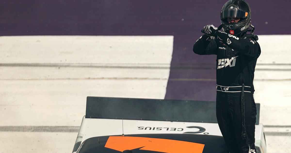 Marietta native Corey Heim wins Truck race at Michigan