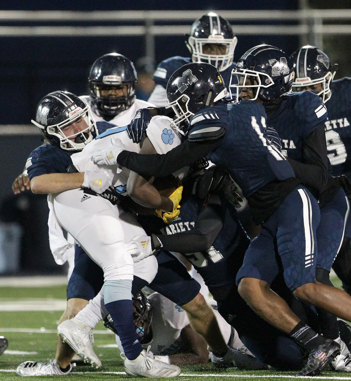 Marietta Routs Camden County In First Round Cobb Football Friday