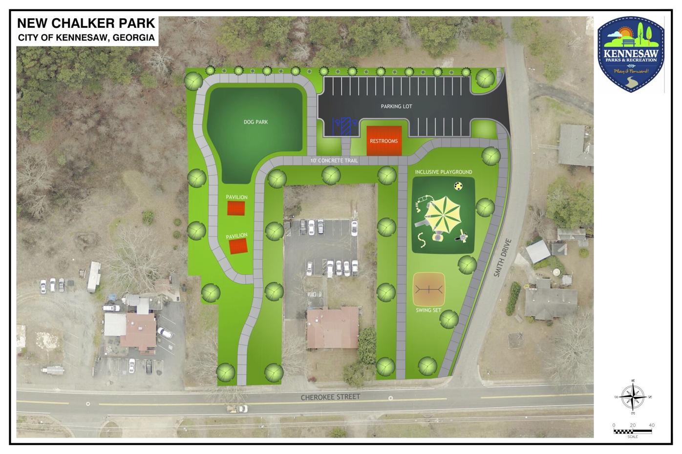Construction of Kennesaw's new Chalker Park expected next year | Local News  | mdjonline.com