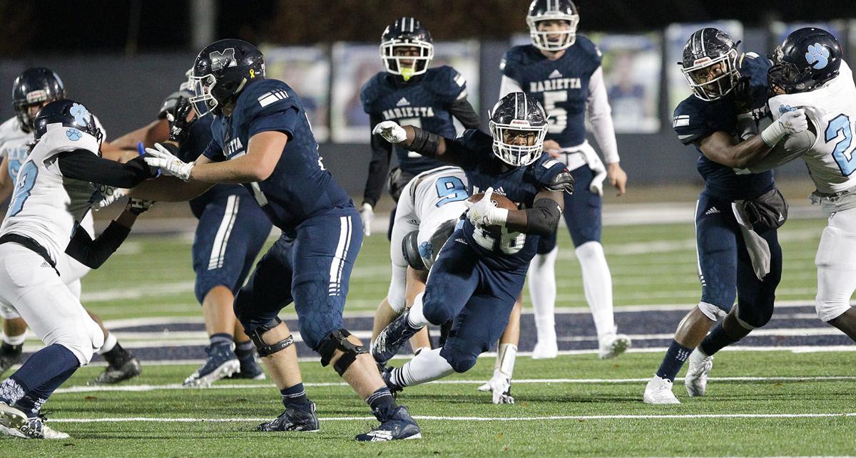 Marietta Routs Camden County In First Round Cobb Football Friday