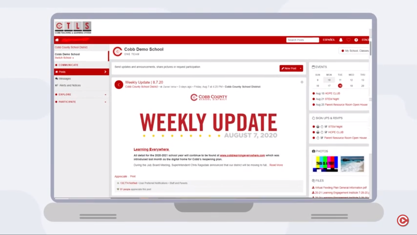 Cobb County School District launches virtual learning platform for ...