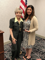 Veronica Tompkins receives Community Service Award