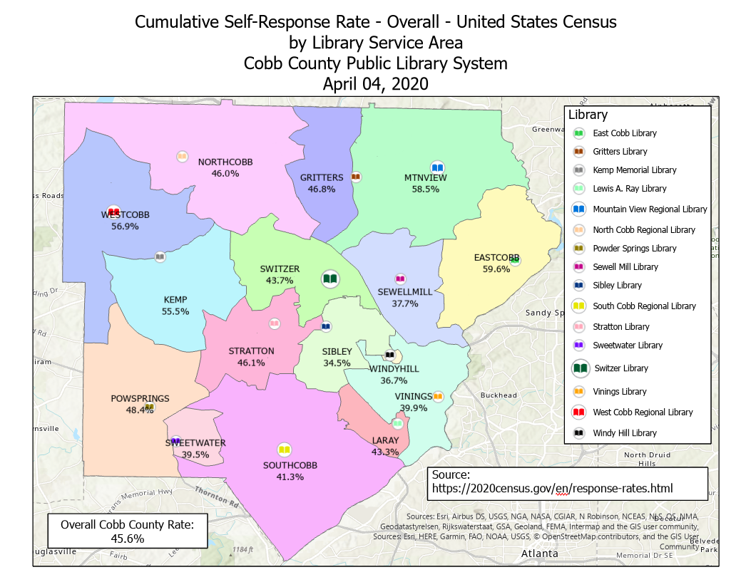 Almost Half Cobb Households Complete Census News Mdjonline Com