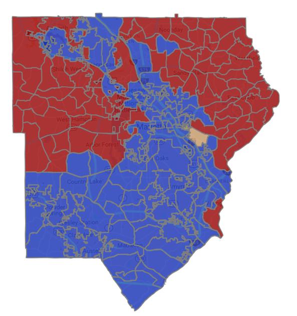 Cobb Turns Blue Again Elections Mdjonline Com
