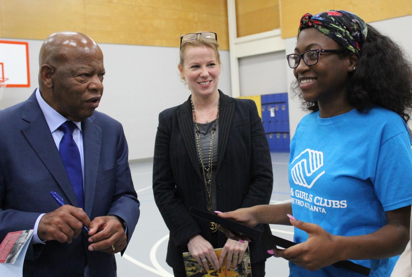 John Lewis, Stephanie Blank, Makiyah Waller