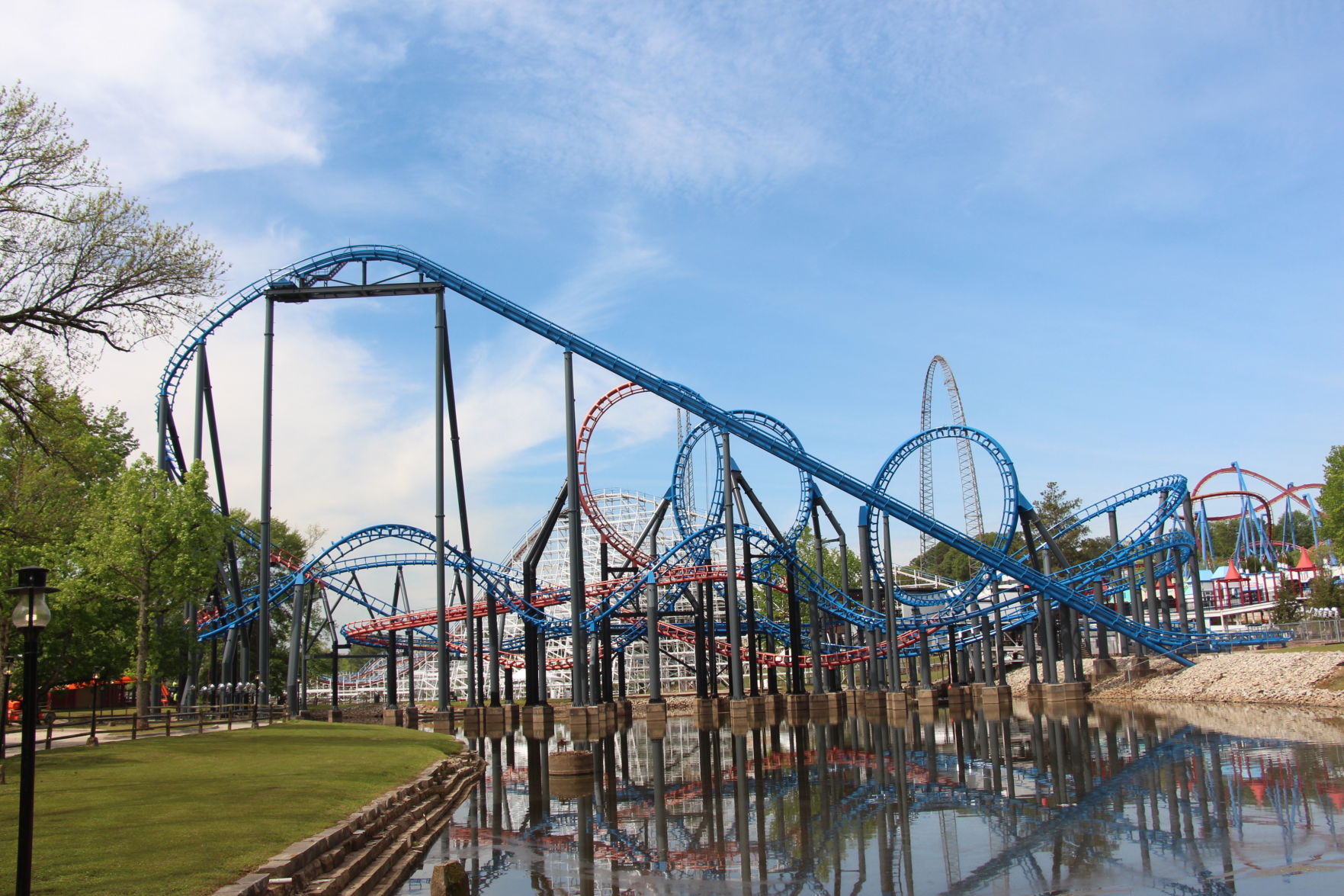 Six Flags to rename renovated coaster Blue Hawk News