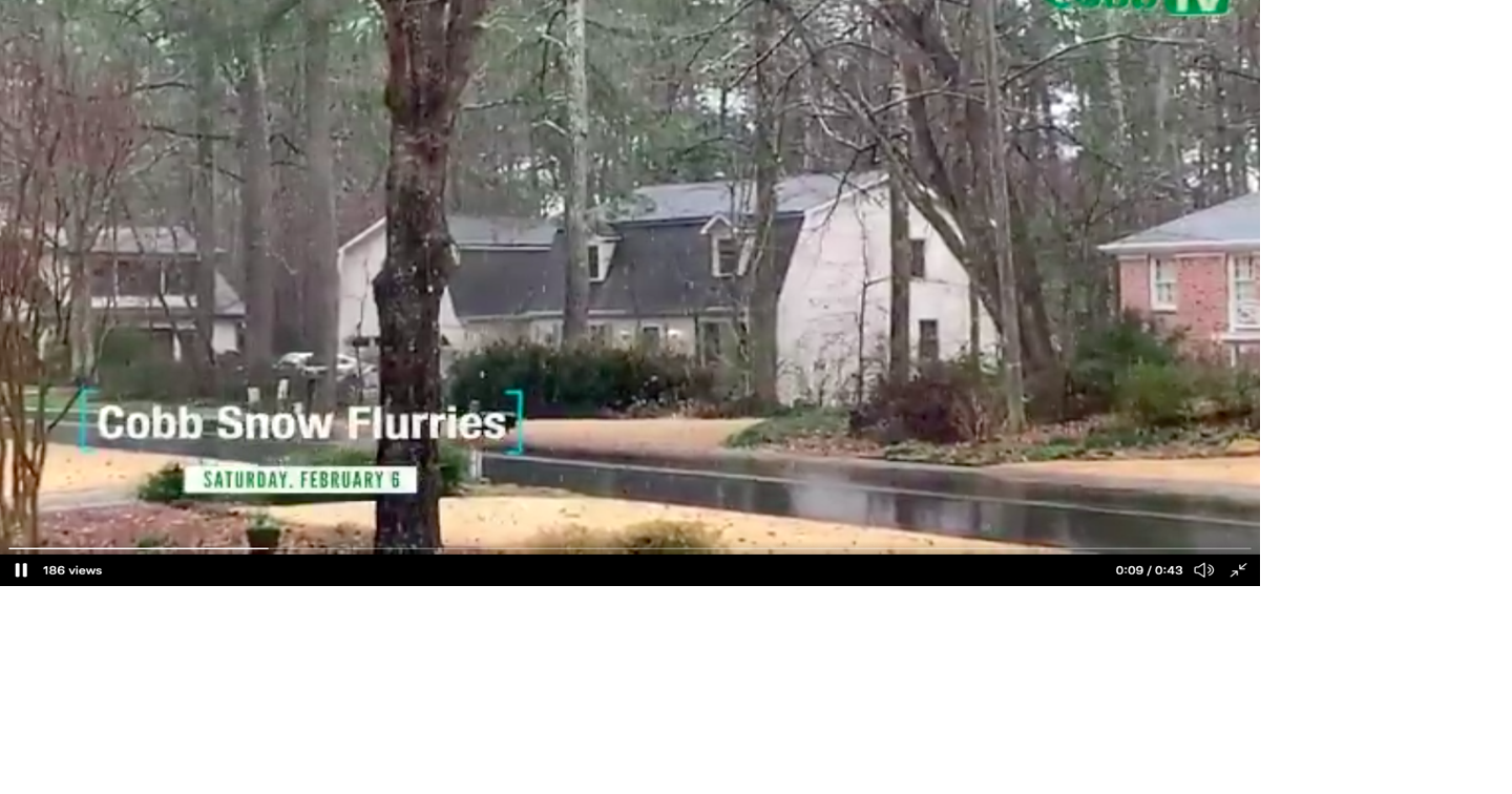 Snow in Cobb, no accumulation expected News