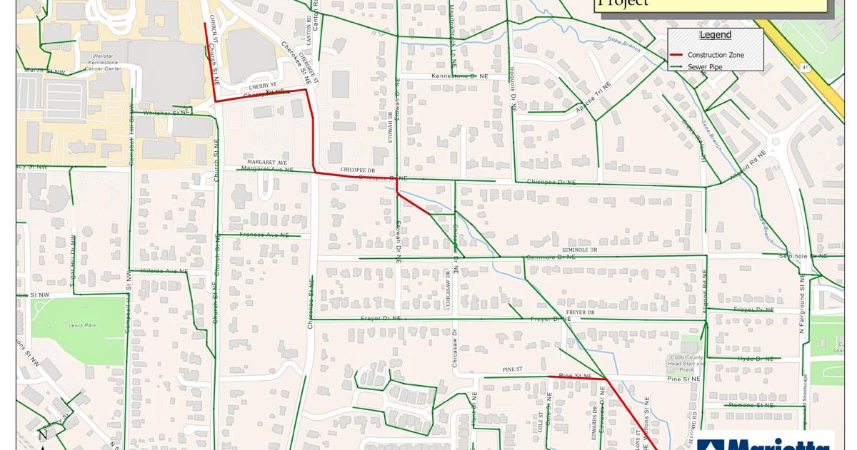 Marietta Embarks on Ambitious Sewer Replacement Project: Navigating Traffic Changes and Urban Renewal