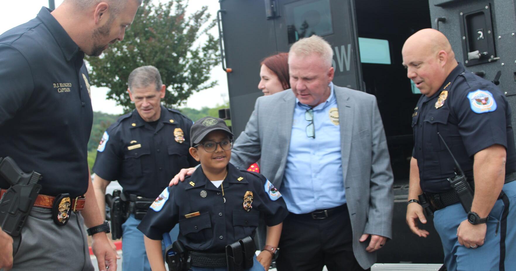 Wish Granted: 10-Year-Old Serves with Cobb Police, Fire for the Day - Vimarsana News