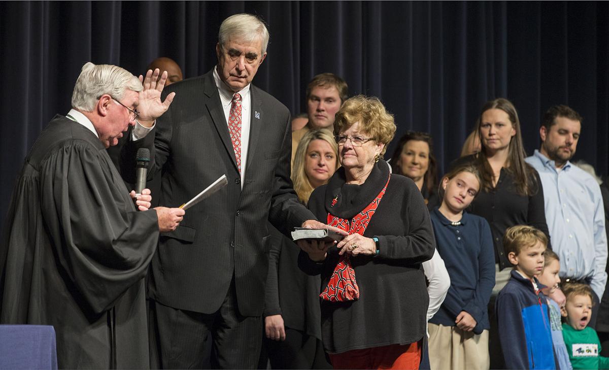 AROUND TOWN Harris Hines swears Marietta Mayor Steve Tumlin into third term Around Town