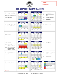 School Board Approves School Year Calendars, Public Comment ...