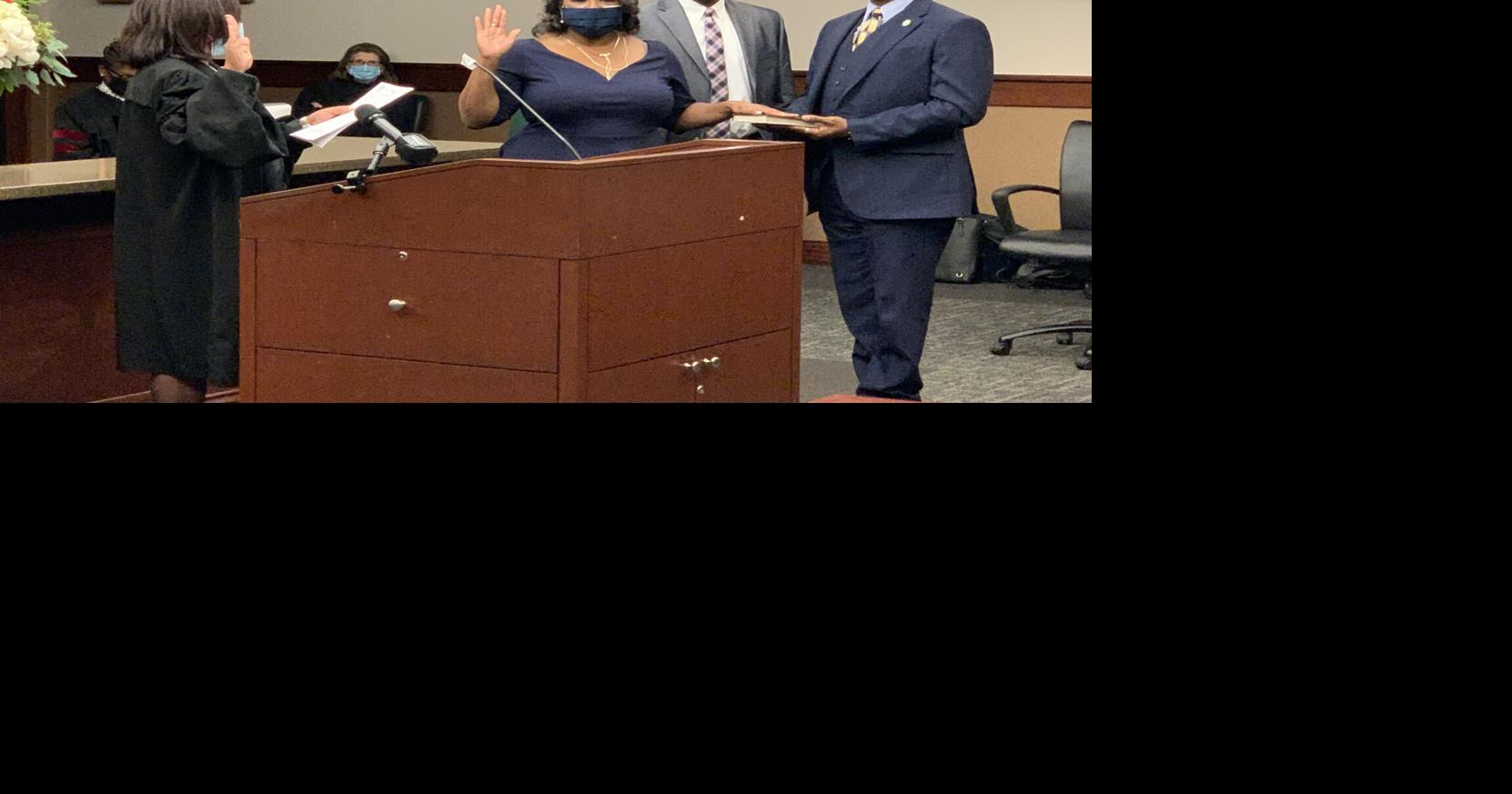 #39 This has been a long time coming #39 : Hill Brown sworn in as Cobb