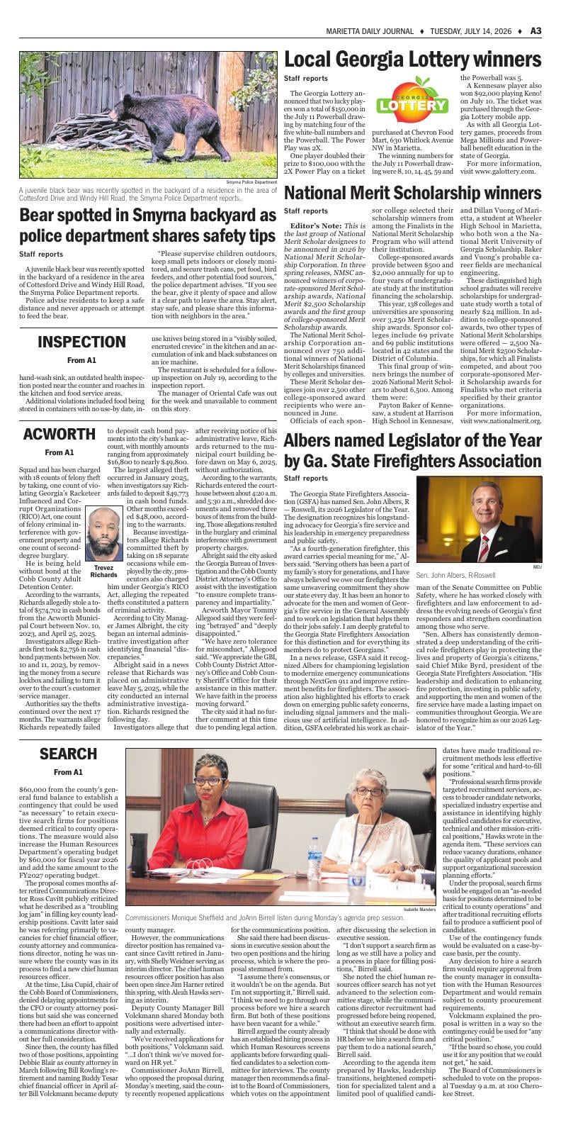 Page A3 | e-Edition | mdjonline.com