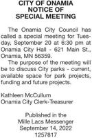 Sept 20 Meeting re: city parks