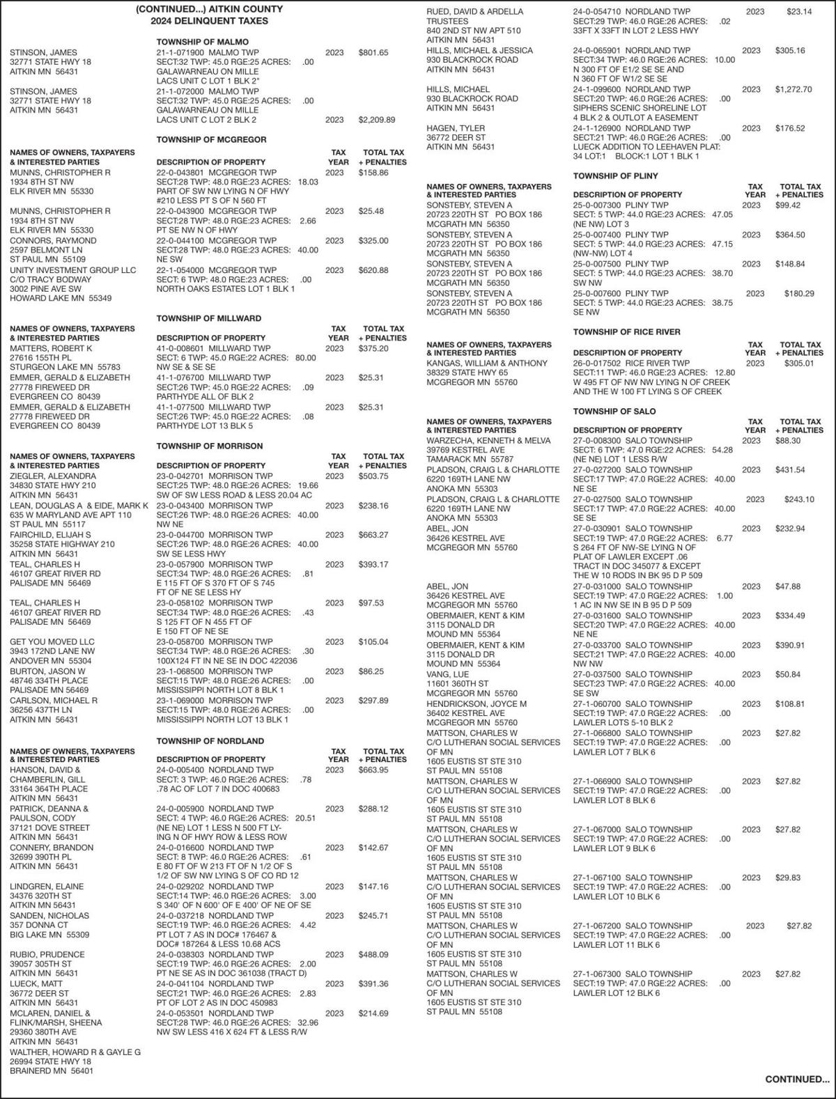 Riverside County Delinquent Property Tax List 2024 Delinquent Tax List (5) | Delinquent Tax List | messagemedia.co