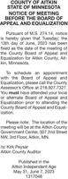 June 13 Board of Appeal & Equalization