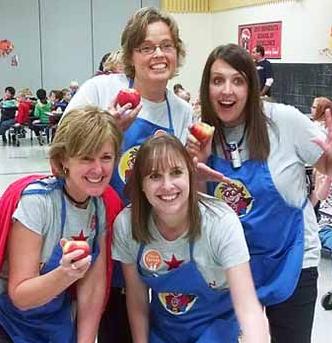 The Rippleside Kindergarten teachers have backed the Farm2School program since the beginning.