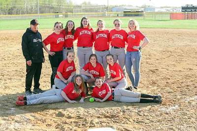 2019 Aitkin junior high softball team