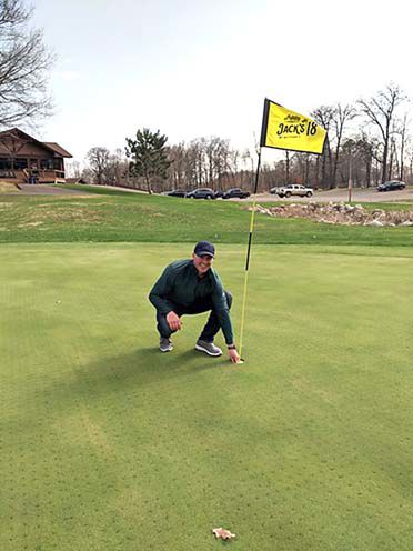 Hole-in-one on opening day