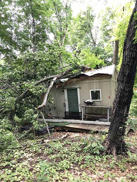 Last week’s storm damage