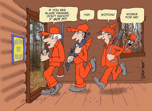 funny deer hunting cartoons