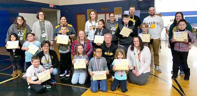 Onamia Elementary Students of the Month - January