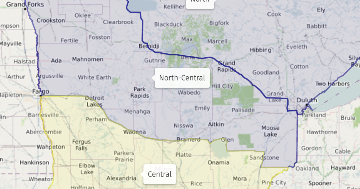 Minnesota roads - spring load restrictions in north central, north ...