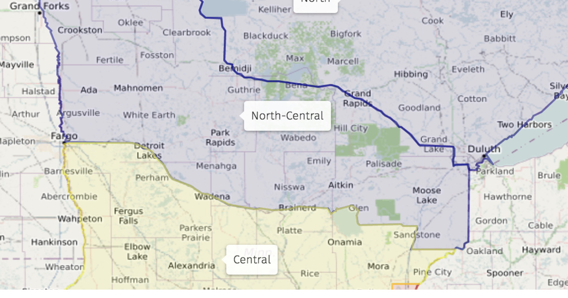 Minnesota roads spring load restrictions in north central, north
