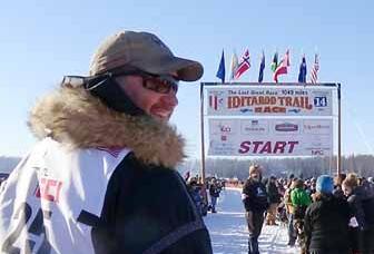Schroeder after being named Iditarod Rookie of the Year in 2014.
