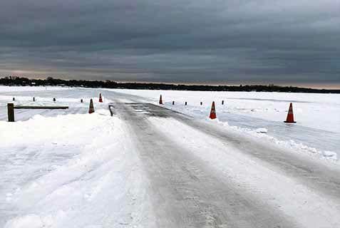 mille lacs ice