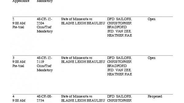 Mille Lacs County Court Calendar Nov 28 2012 Crime Courts Messagemedia Co Mille Lacs County Court Calendar