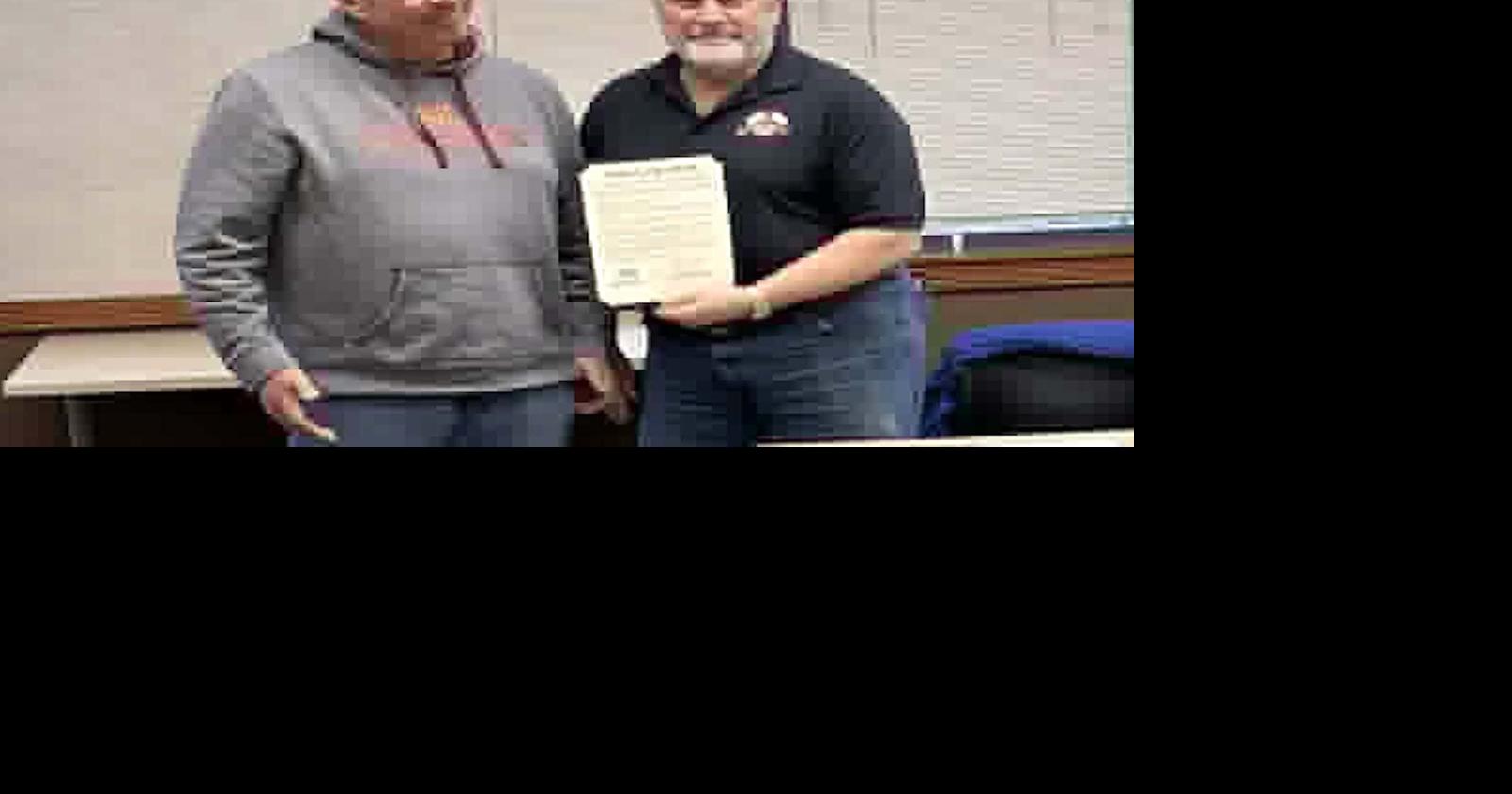 Tibbitts recognized at council meeting