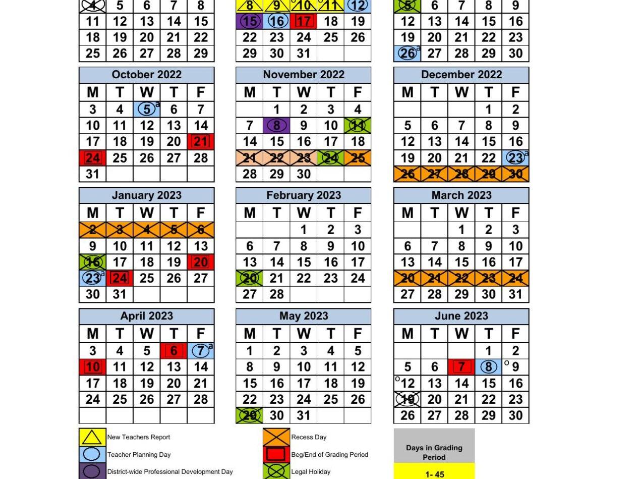 Miami-Dade County Public Schools 2022-2023 Calendar | Education |  Miamitimesonline.com