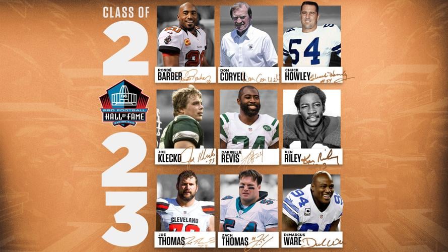 Football legends to enter Hall of Fame Sports