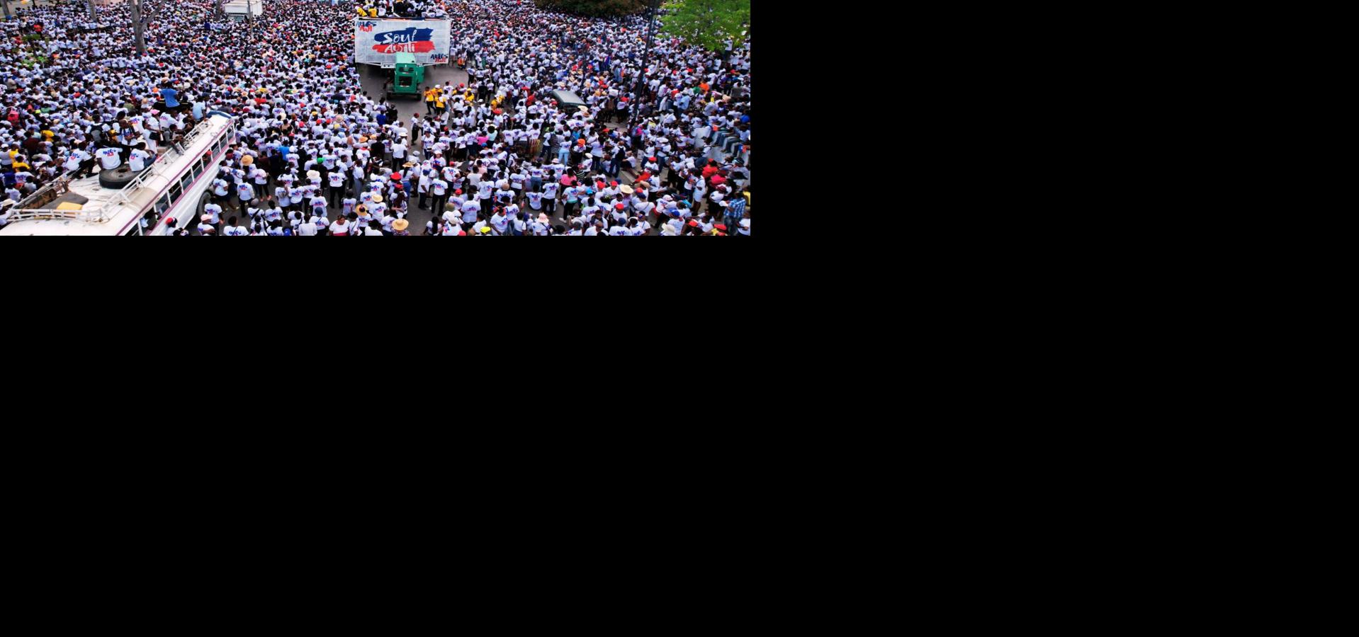 Haitians rally in North Miami for end to instability back home South